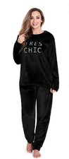 Womens Black Ladies Pyjamas