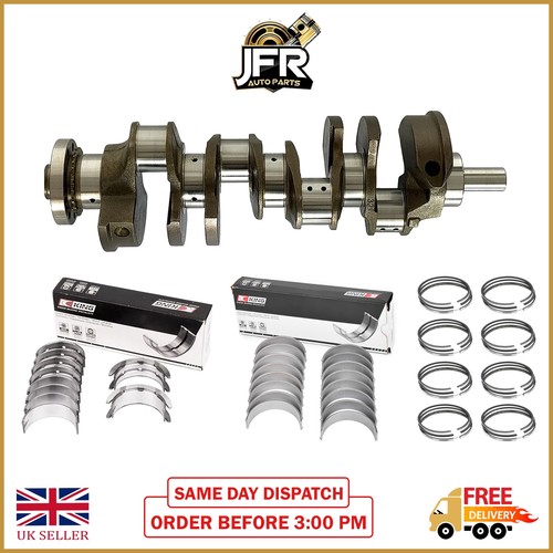 Bmw crankshaft with bearings - with,