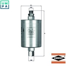 FUEL FILTER KL 21 FOR PORSCHE 911/Convertible/Speedster/Targa 944 924 959 928