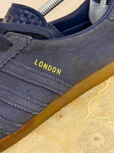 Adidas london blue suede - blue,