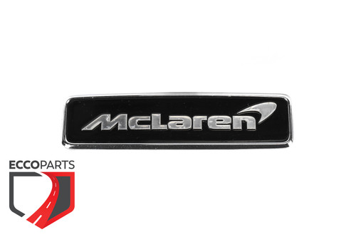 Mclaren chrome badge - mclaren,
