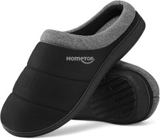 HomeTop Men's Quilted Slippers