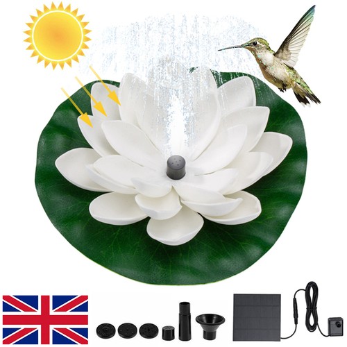 Solar powered floating - powered, pump