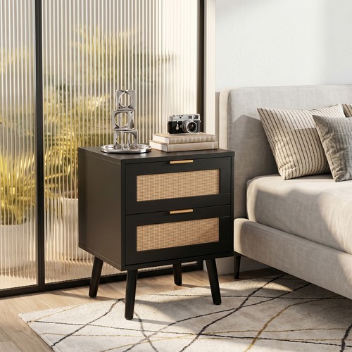 Pack rattan bedside - 2,
