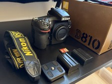 Nikon D810 36.3MP Full-Frame DSLR - Black in box