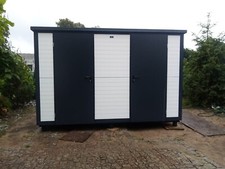 Double portable toilet unit -