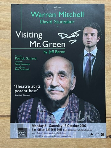 Signed theatre flyer 2007 - signed,