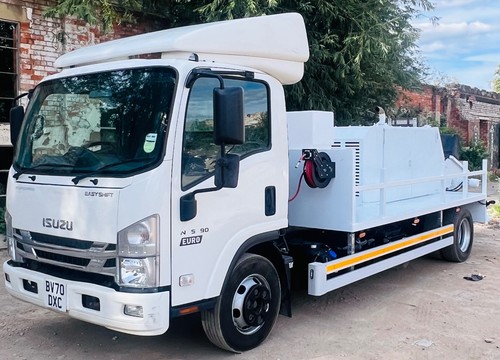 Concrete pump lorry - concrete, screed