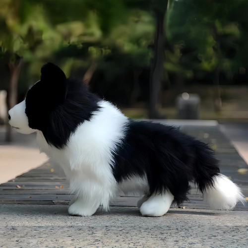 Chase border collie dog plush - border,