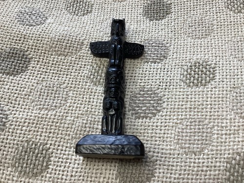 Canadian boma resin totem - canadian,
