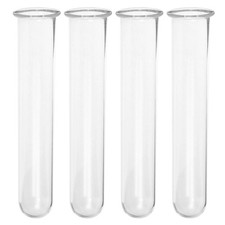 4pcs Clear Test Tubes for