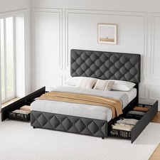 Queen Size Bed Frame with 4