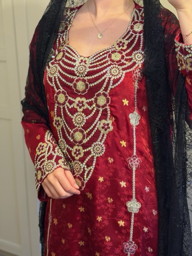 Women indian silk emirati - women's,