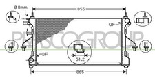 Fits Peugeot 1007 Radiator 1.4