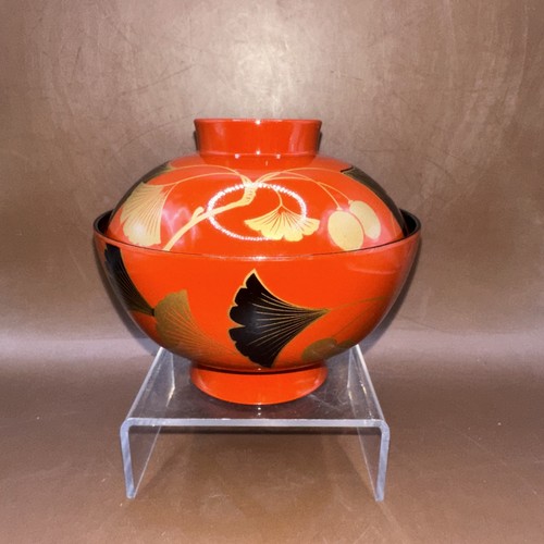 Lacquerware miso rice bowl - miso,