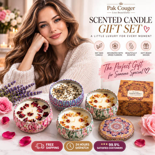 Scented candle gift set for - candle,