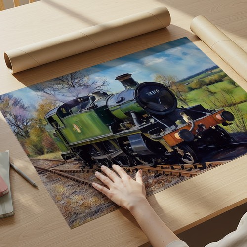 Gwr a3 art - 2-6-2t, prints