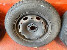 #B VW POLO 6R  14" STEEL WHEEL & TYRE  5X100 PCD 5JX14 6Q0601027R