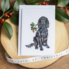 Black Cocker Spaniel Christmas