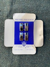 Original Vintage WW2/1950/60s US Army Captains Rank Insignia Badges x 2 - MEYER