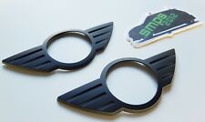 Mini One, Cooper S, JCW R56 Matte Black badge covers GEN 2 (06-13) Front & Rear