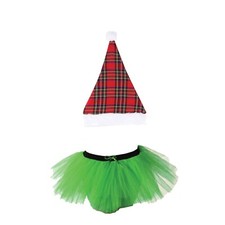 Christmas Tutu Set Ladies Nativity Xmas Headband & Skirt Party Fancy Dress