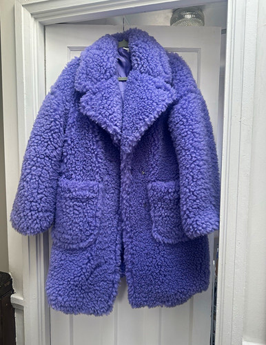 Topshop purple faux fur - topshop,