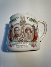 Top Quality 1937 Crown Staffs King George VI Coronation Mug