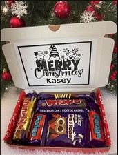 Personalised Cadbury Chocolate Gift Box | Letterbox  Gift Box | Christmas Hamper