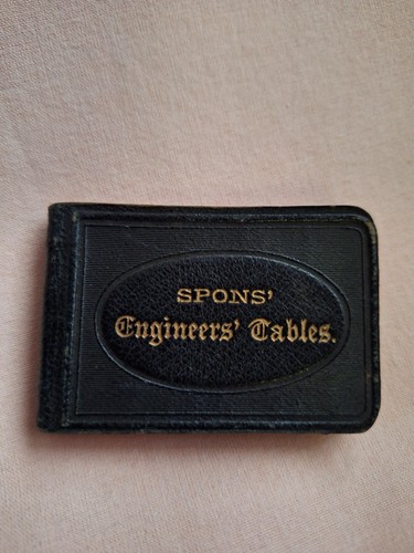 Spons engineers table late - s,