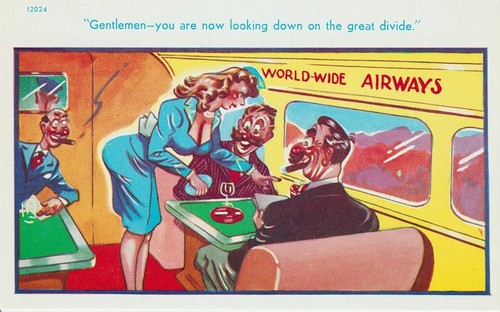 Vintage saucy seaside postcard - vintage,