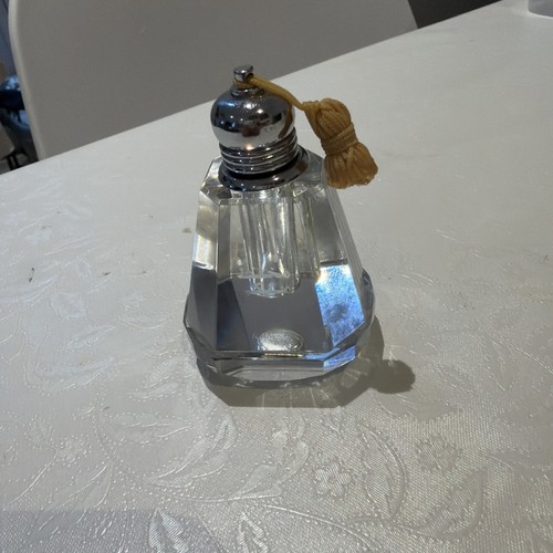 Vintage empty glass perfume - empty,