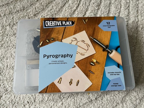 Pyrography tool kit includes - pyrography,