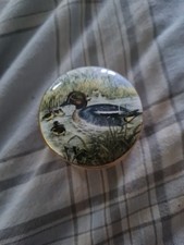 Falcon China Staffordshire Duck Trinklet / Pill Box Vintage