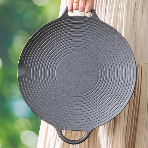 Large cast iron tawa parantha - large,