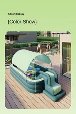 Large 3m Inflatable Children’s Swimming/ Paddling Pool/Slide/Canopy/Water Gun