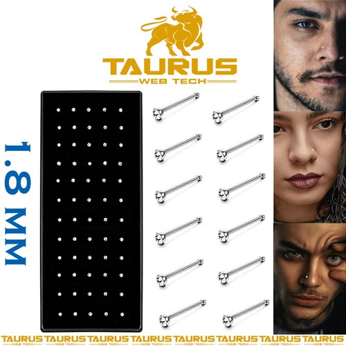 Diamond thin stud nose - x,