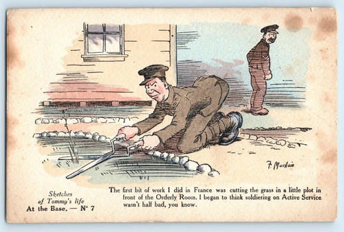 Postcard mackain sketches of - mackain,