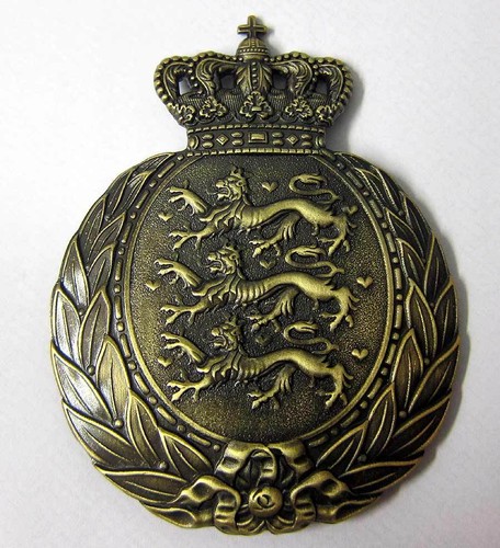 Danish police badge ww2 - police,