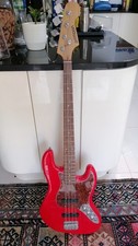 ammoon Solid Wood 4 String JB Electric Bass Guitar