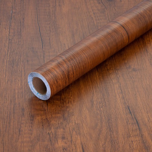 Brown wood grain contact - brown, paper