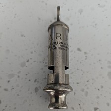 Vintage WW2 ARP Wardens Whistle J. Hudson & Co Birmingham