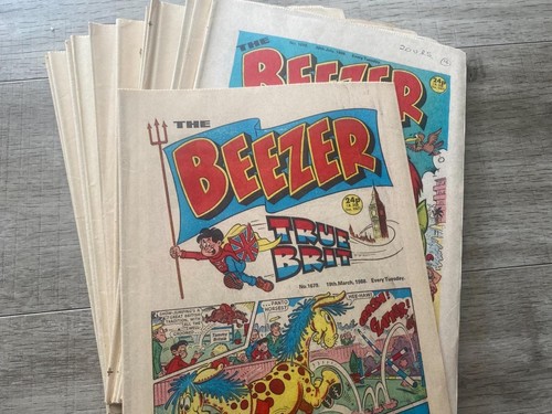 Beezer comics 1988 - comics,