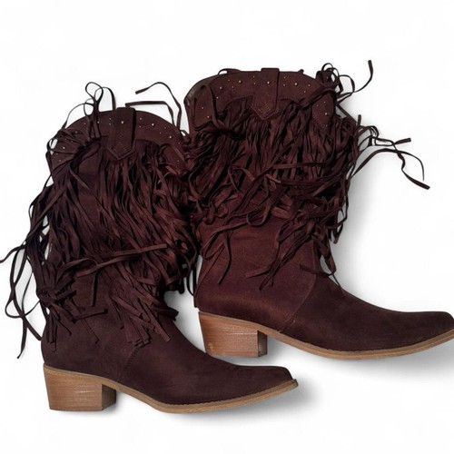 Women brown fringe - women’s,