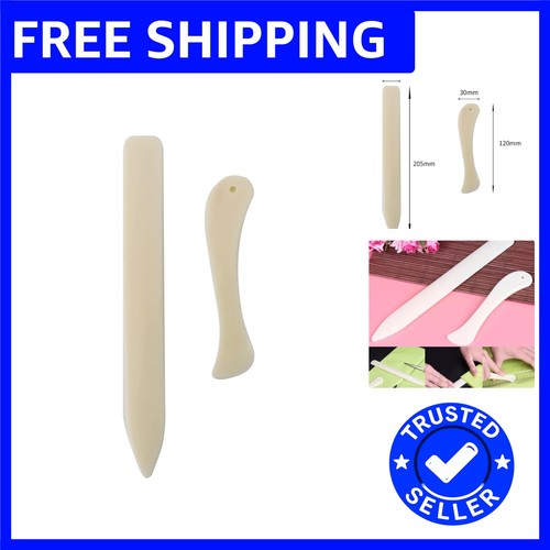 Durable plastic bone folder - bone, &