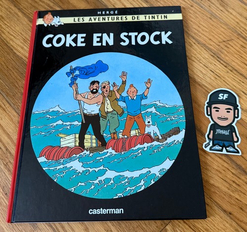 Vtg french tintin - french, adventures