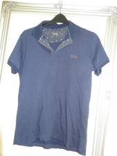 Hugo Boss men`s Navy blue short sleeve polo T-shirt size XL