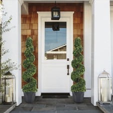 2X Artificial Topiary Tree