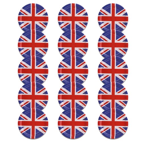 Union jack party plates 23cm - jack,