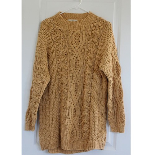Vintage hand knitted aran knit - knitted,